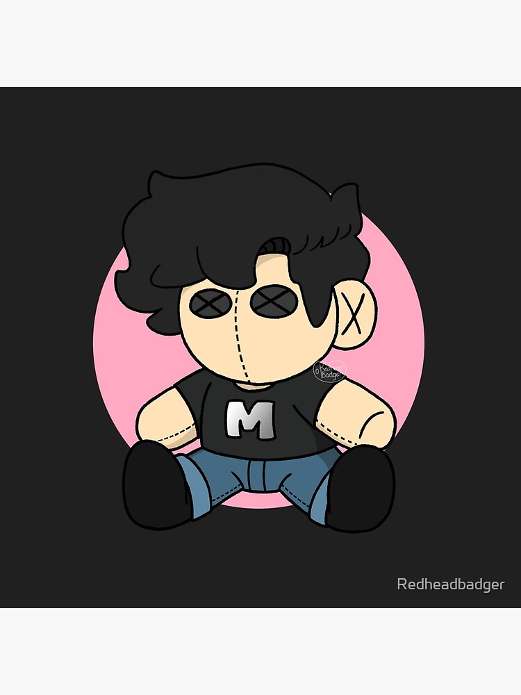 Plushie Markiplier Throw Pillow Cover 2 - Markiplier Merch artwork Offical markiplier Merch