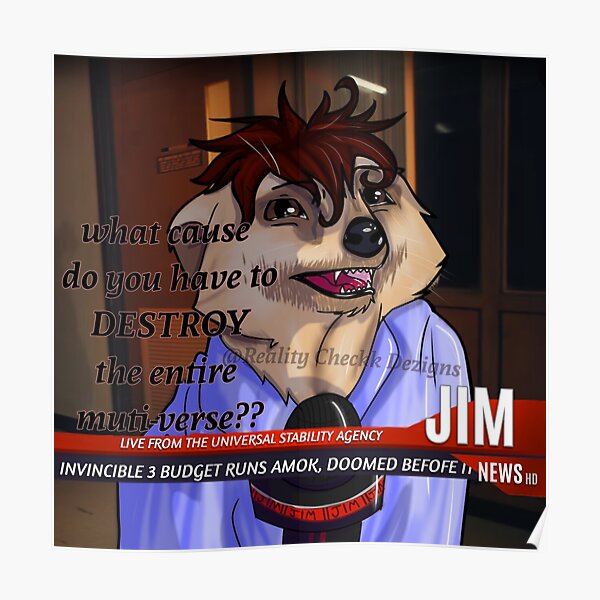 Markiplier Ego "The Jims" as a meerkat Poster RB1107 product Offical markiplier Merch