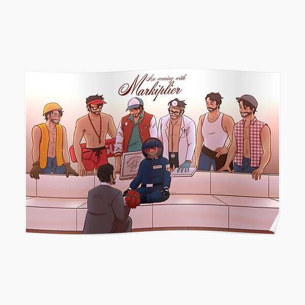 An Evening With Markiplier Poster RB1107 product Offical markiplier Merch