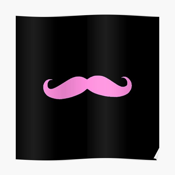Markiplier pink mustache  Poster RB1107 product Offical markiplier Merch