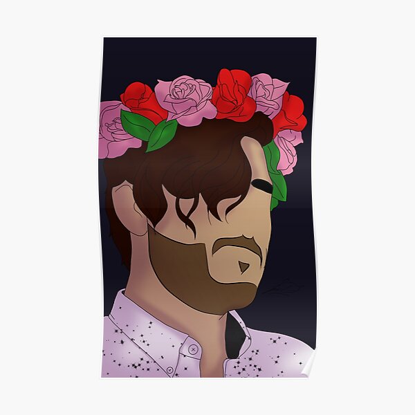 Flower Crown Markiplier  Poster RB1107 product Offical markiplier Merch