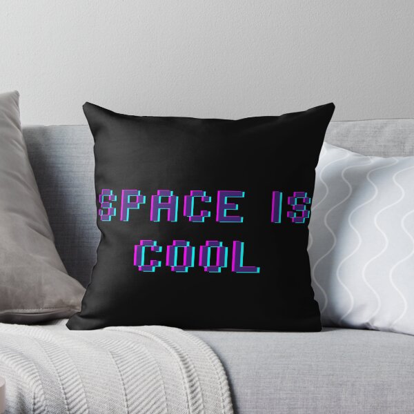 SPACE IS COOL markiplier space Throw Pillow RB1107 product Offical markiplier Merch