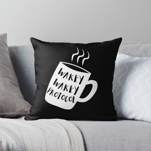 Wakey wakey protocole, markiplier space Throw Pillow RB1107 product Offical markiplier Merch