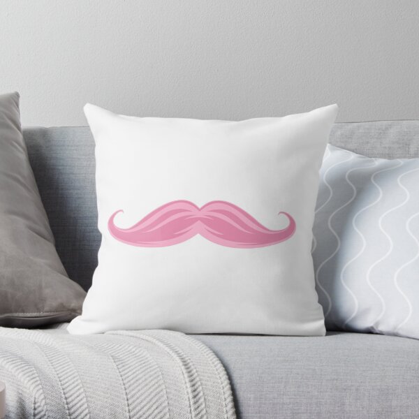 Markiplier's Pink Moustache | Wilford Warfstache (HQ) Throw Pillow RB1107 product Offical markiplier Merch