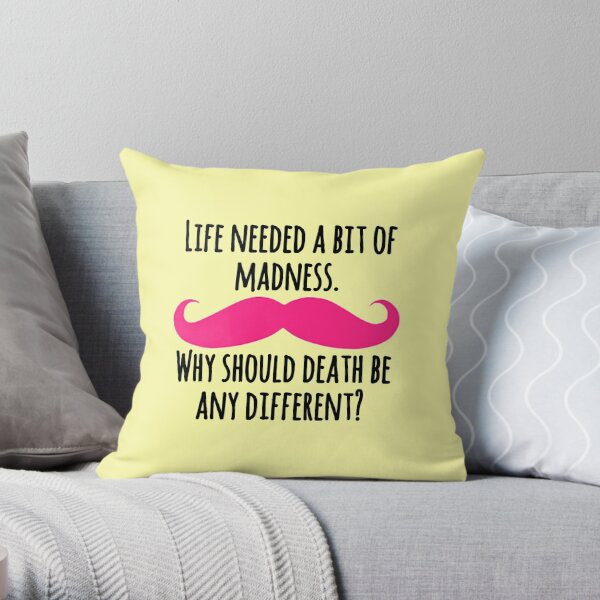 Wilford Warfstache - Markiplier - Font #2 Throw Pillow RB1107 product Offical markiplier Merch