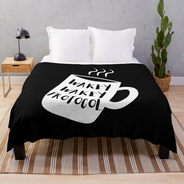 Wakey wakey protocole, markiplier space Throw Blanket RB1107 product Offical markiplier Merch