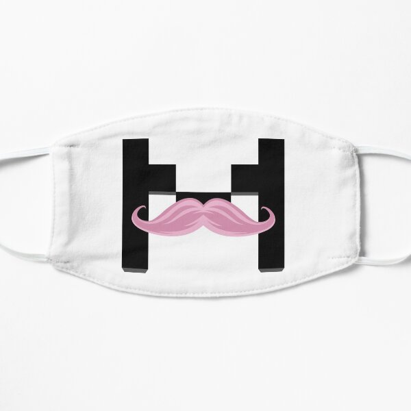 Markiplier's M with Moustache  Flat Mask RB1107 product Offical markiplier Merch