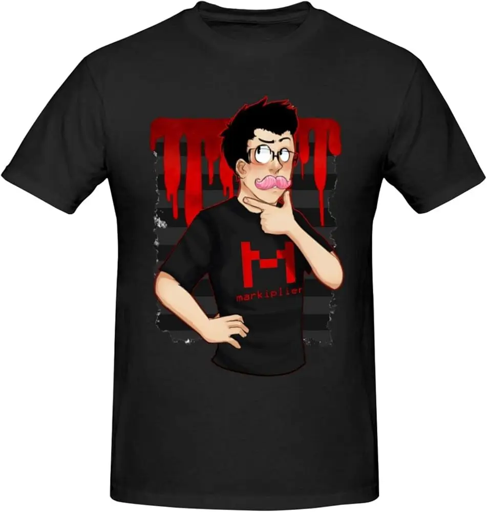 Markipliers T-Shirt - Markipliers Classic T-Shirt Crew Fashion