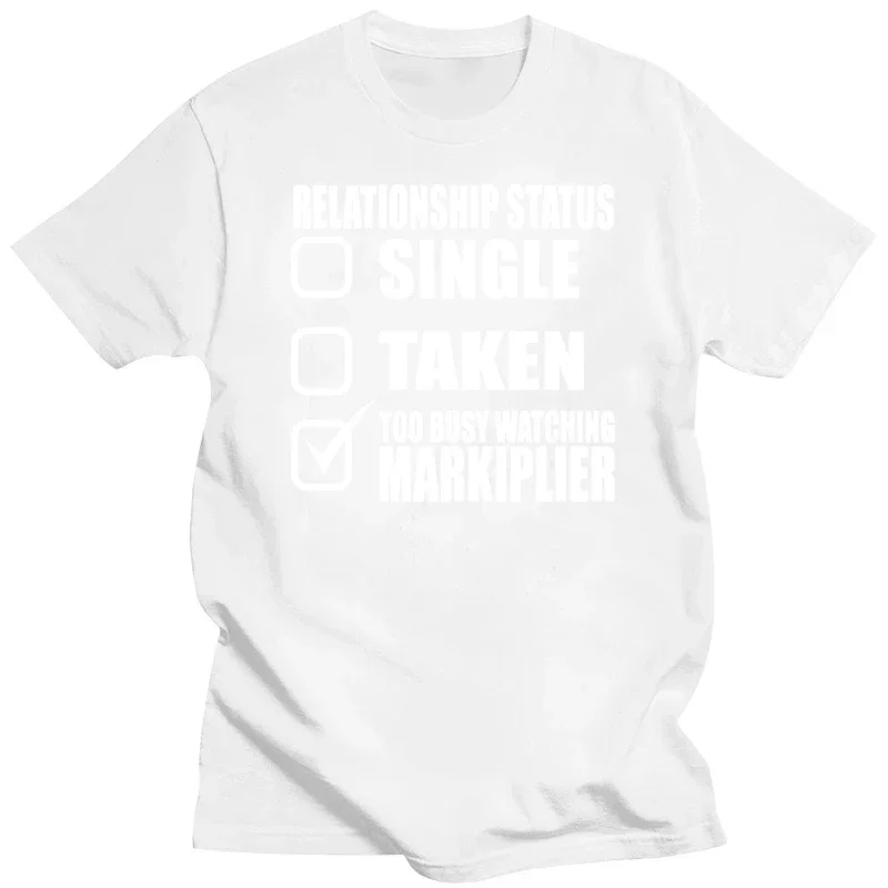 Markiplier T-shirt - Markiplier is too busy looking at Markiplier White men's T-shirt