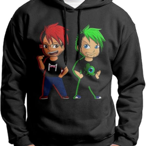 Markiplier Markiplier Jacksepticeye Mens Pullover Black Hoodie
