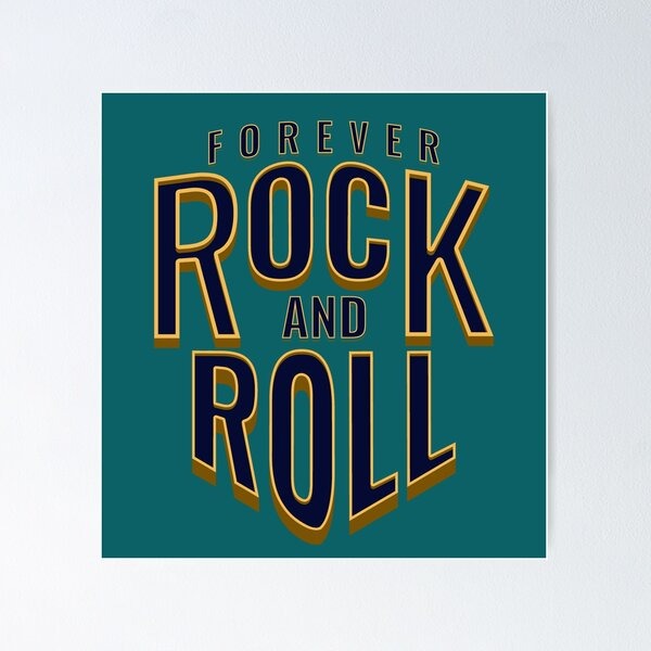 markiplier space, FOREVER ROCK AND ROLL. Poster